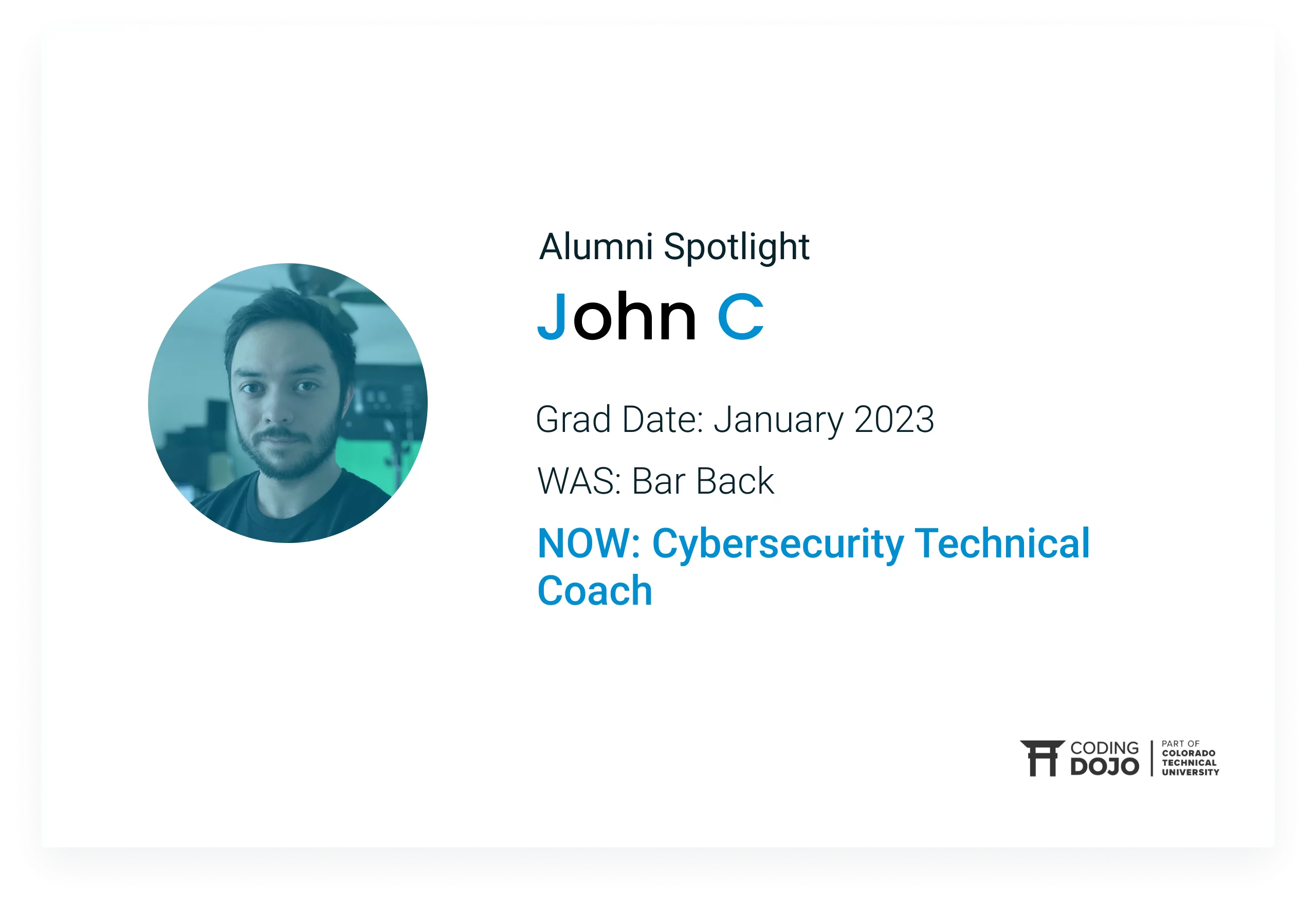 From Bar Backing to Ethical Hacking | How Coding Dojo Alumni John C Changed His Career Path