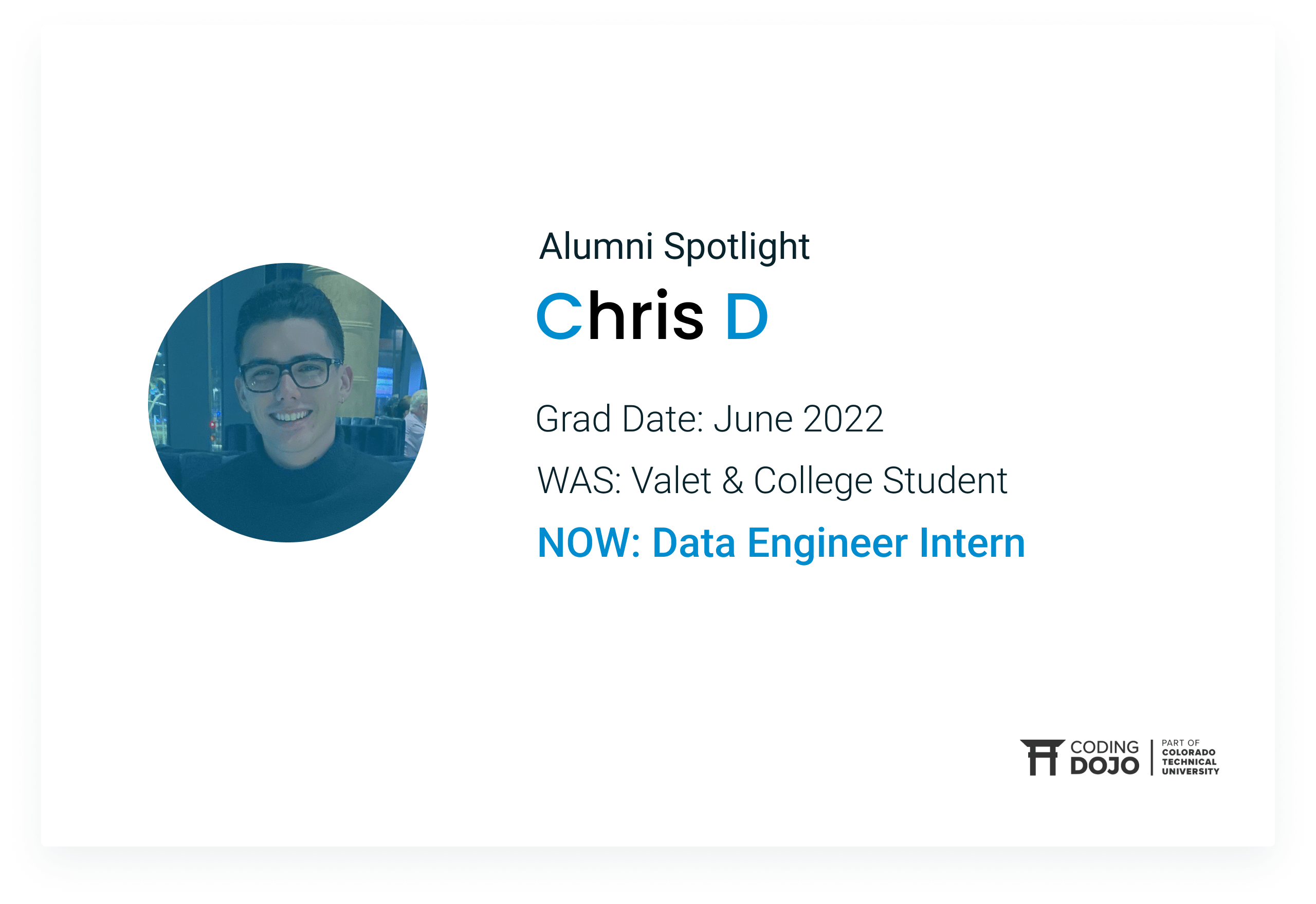 From Valet to Data Engineer Intern | How Chris D Pivoted and Took the Leap to Accelerate His Career Path in Tech