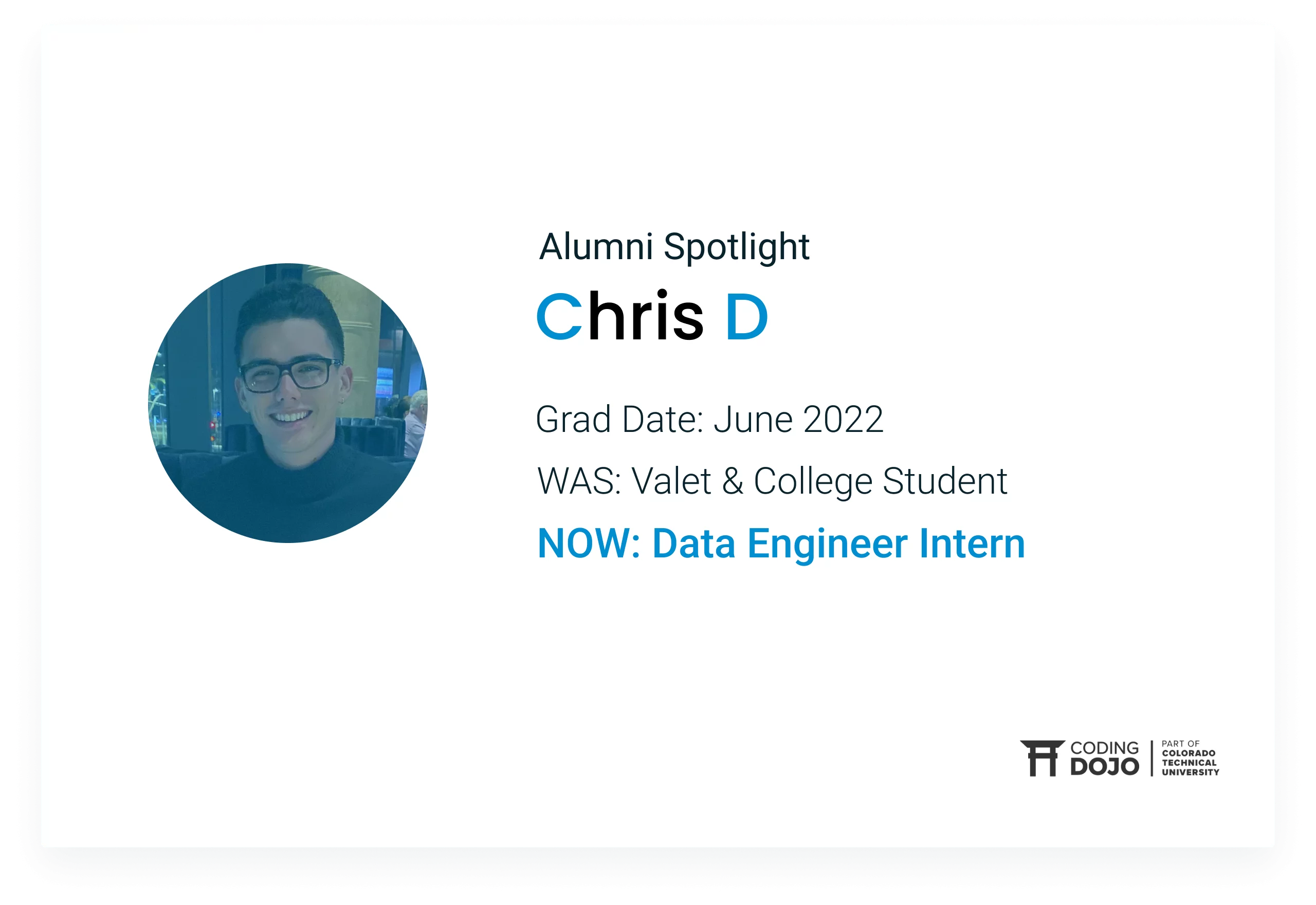 From Valet to Data Engineer Intern | How Chris D Pivoted and Took the Leap to Accelerate His Career Path in Tech