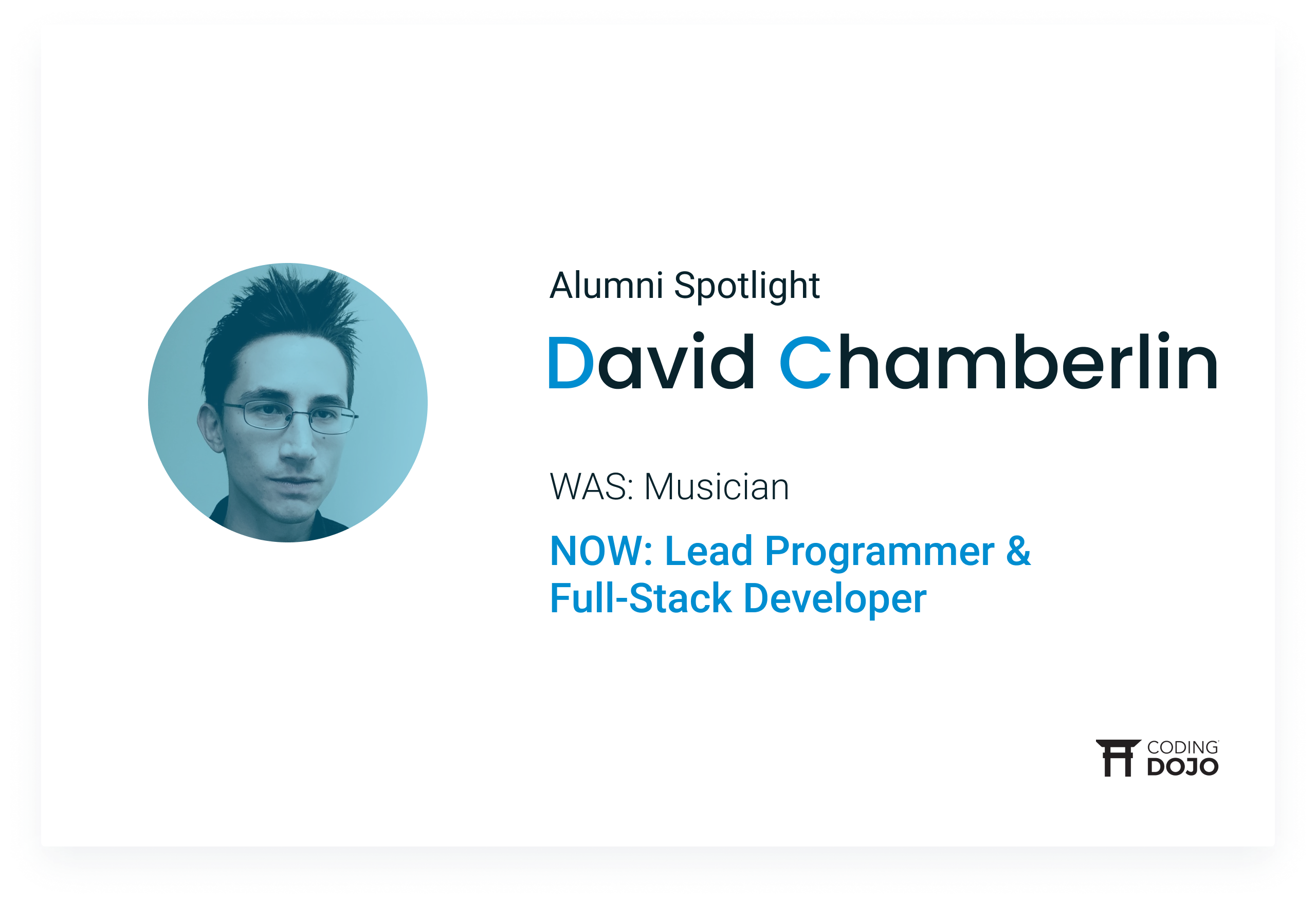 Coding Dojo Alumni Success | David Chamberlin