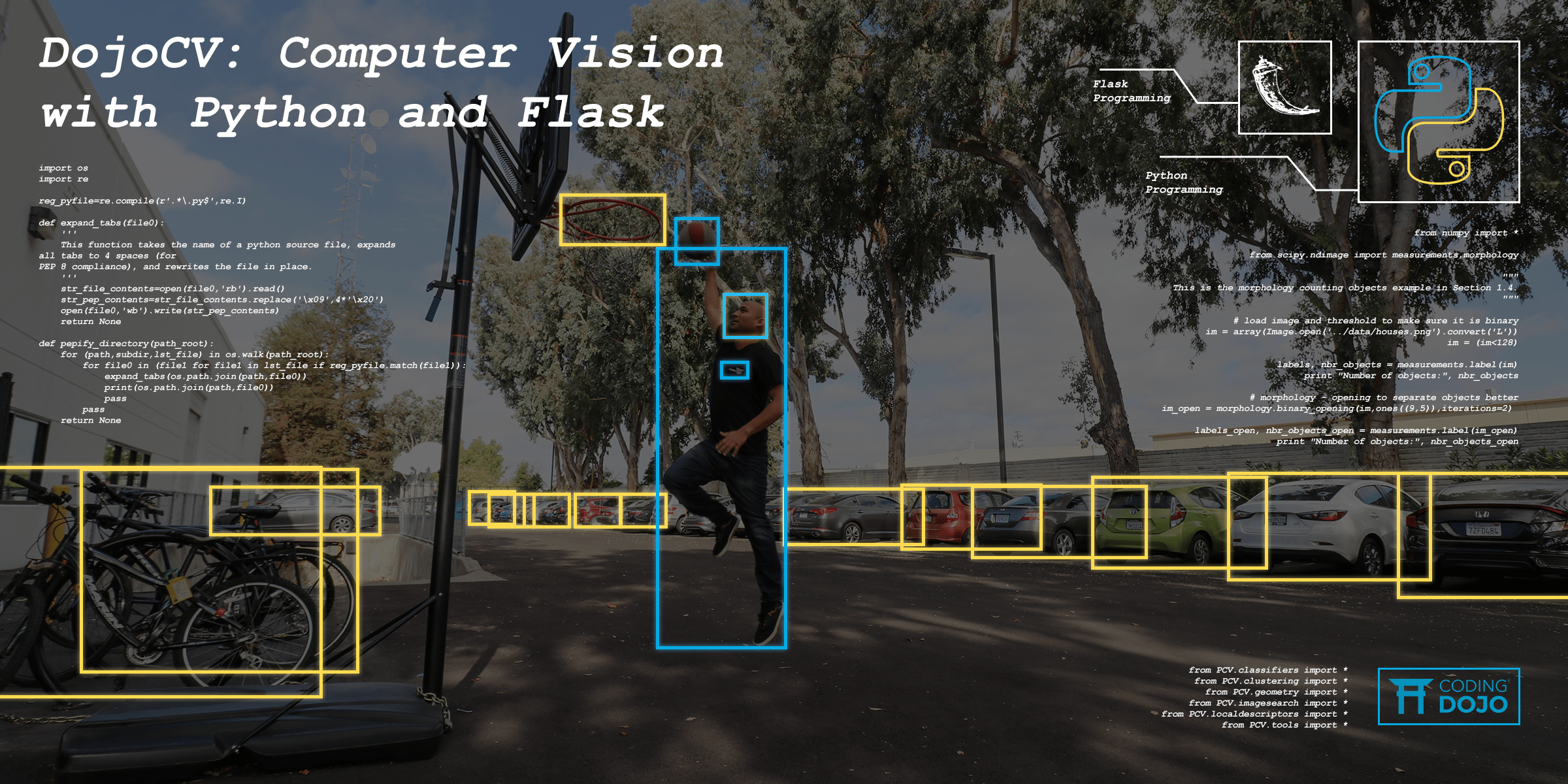 Image result for DojoCV: Computer Vision With Python and Flask