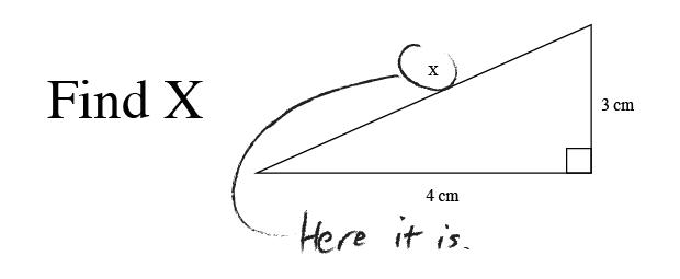 Funny math illustration