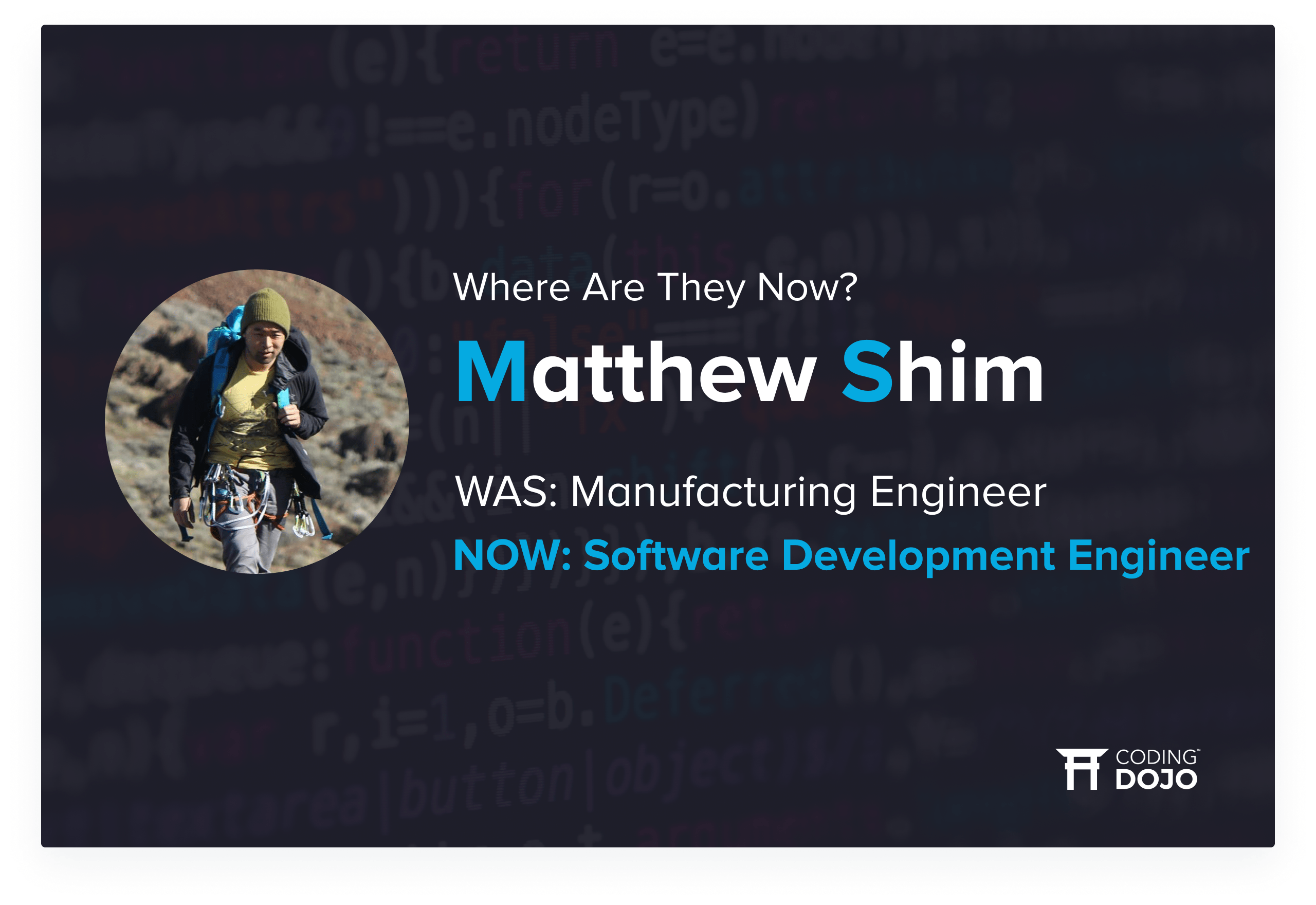Coding Dojo Alumni Success | Matthew Shim