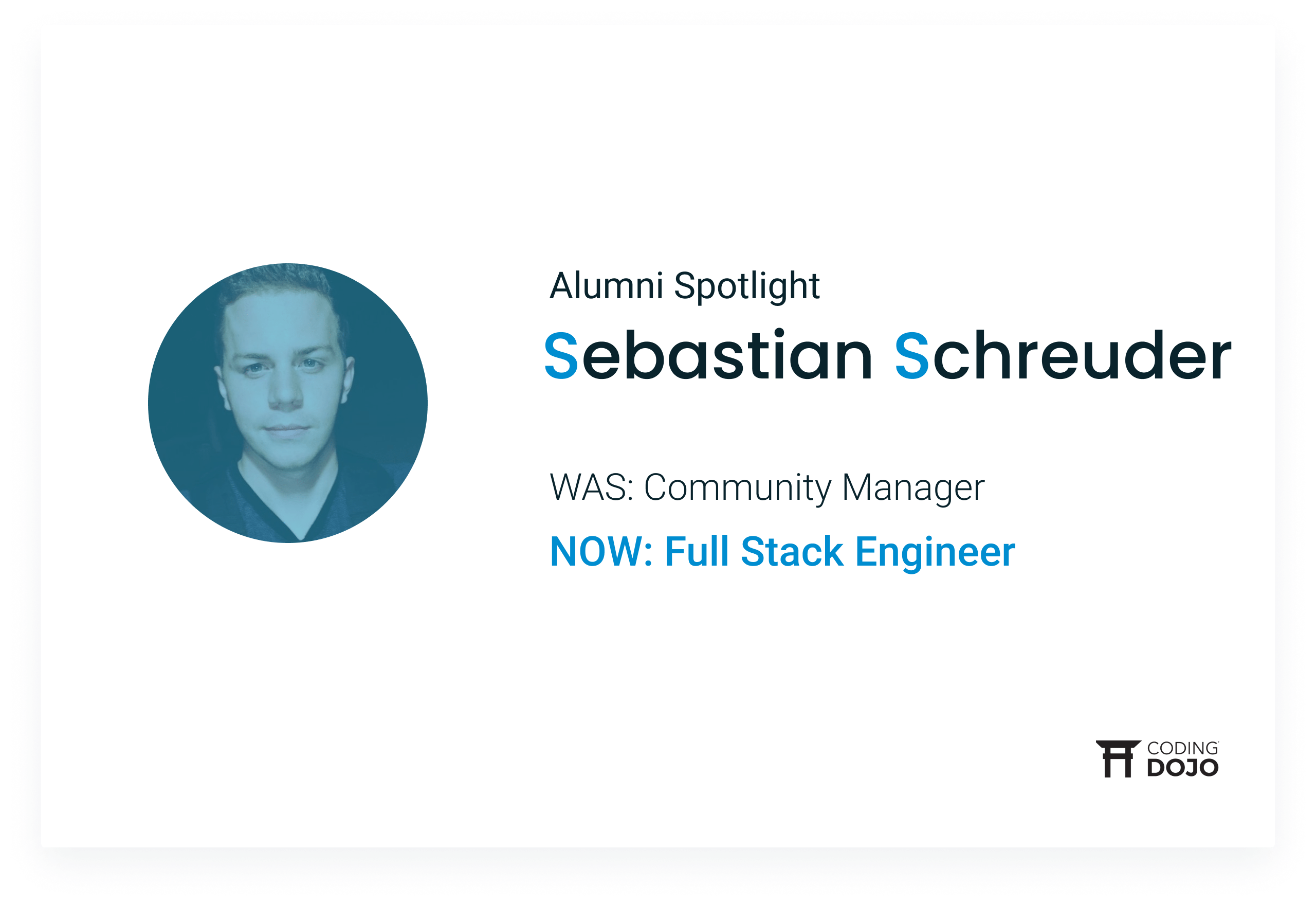 Coding Dojo Alumni Success | Sebastian Schreuder