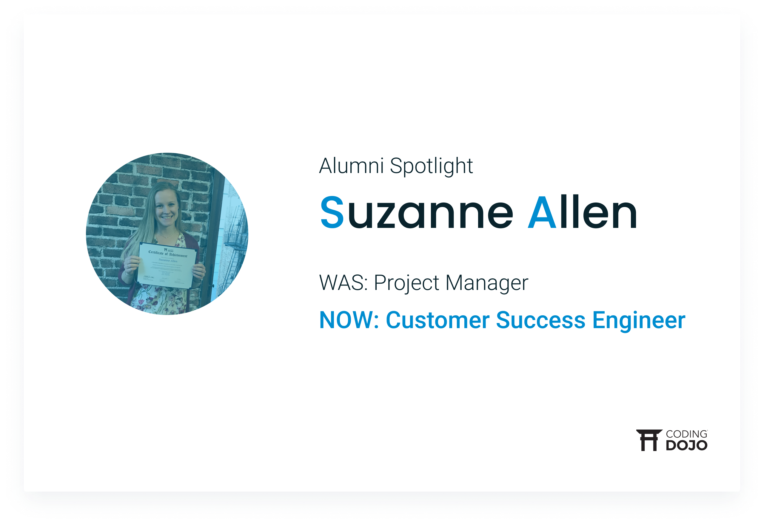 Coding Dojo Alumni Success | Suzanne Allen