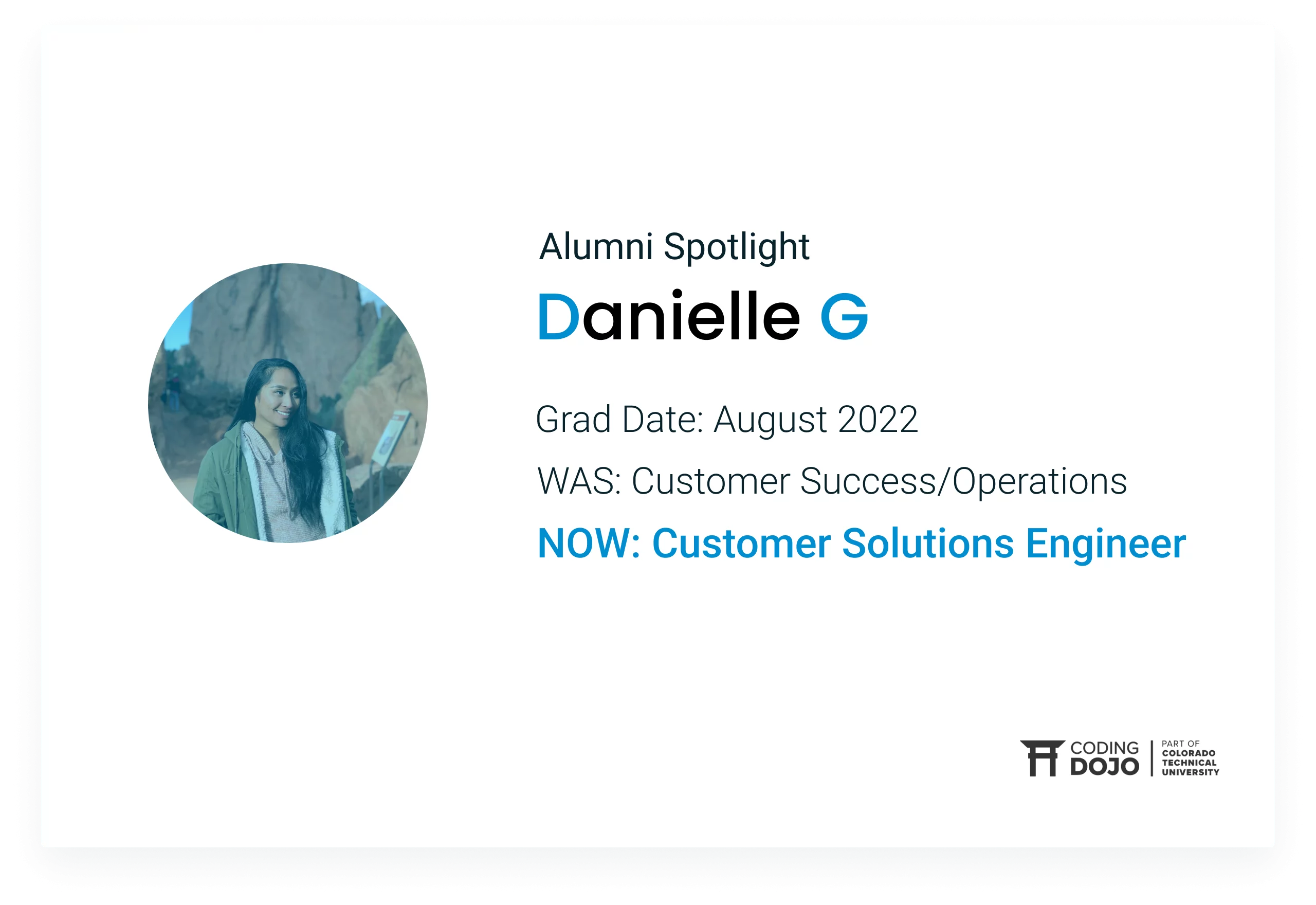 From Customer Success to Customer Solutions Engineer | How Alumni Danielle G Advanced Her Career Path