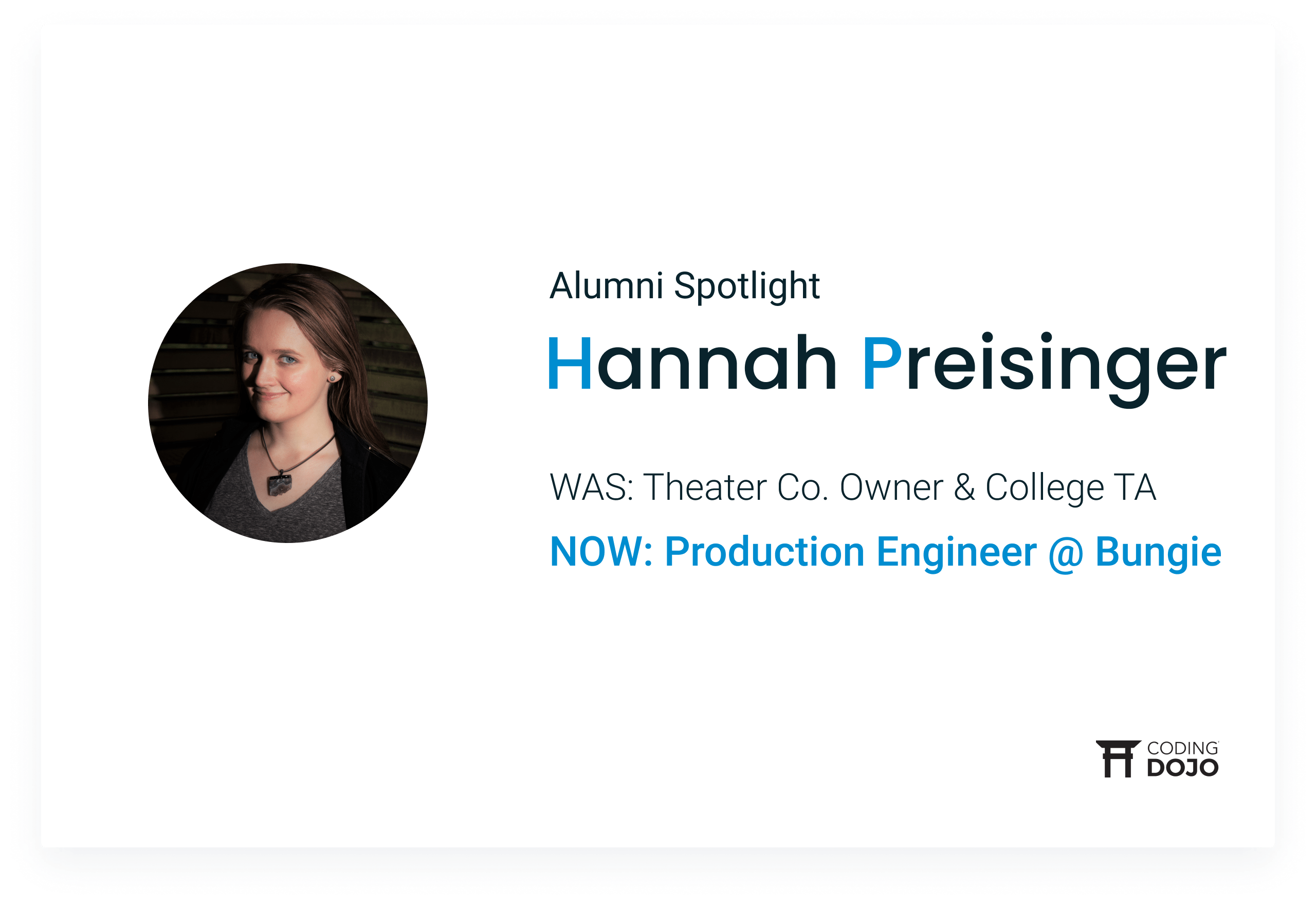 Coding Dojo Alumni Success | Hannah Preisinger