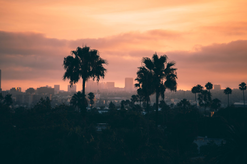 Los Angeles at dusk