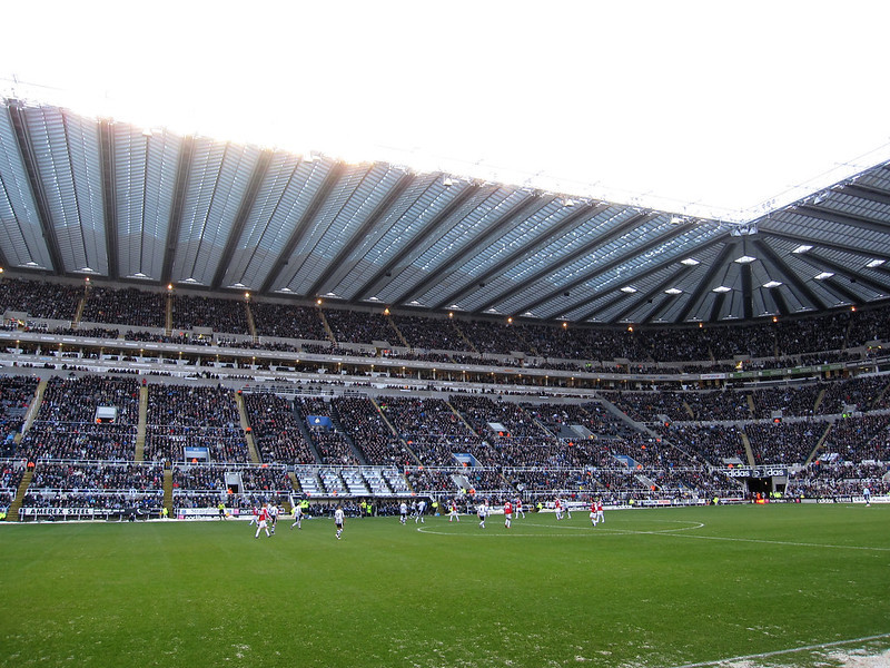 St. James' Park in Newcastle, UK, Newcastle United