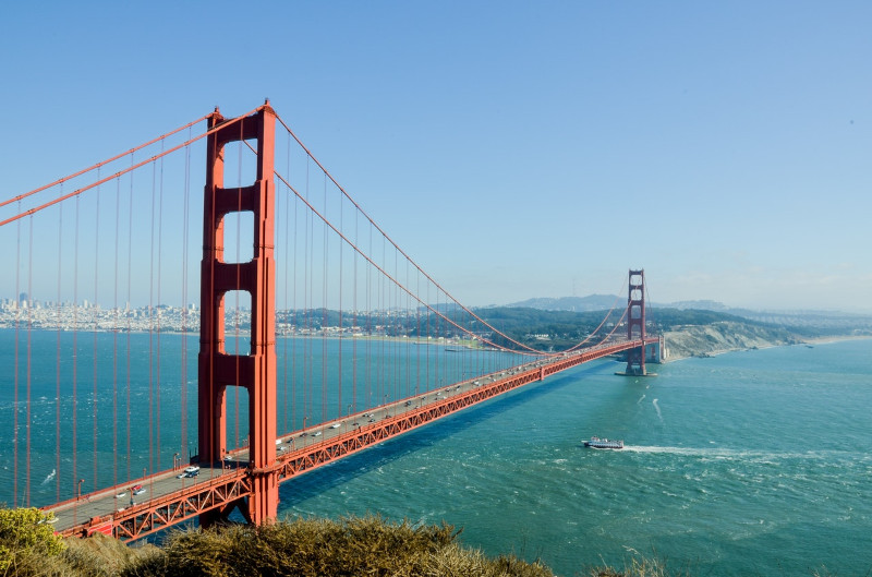 Golden Gate bridge in San Francisco