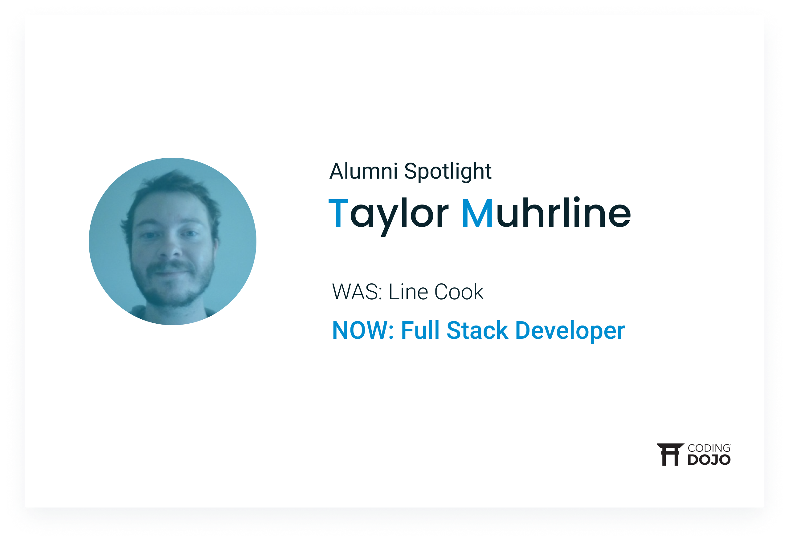 From Cook to Coder | How Online Alumni Taylor Muhrline Transformed His Career
